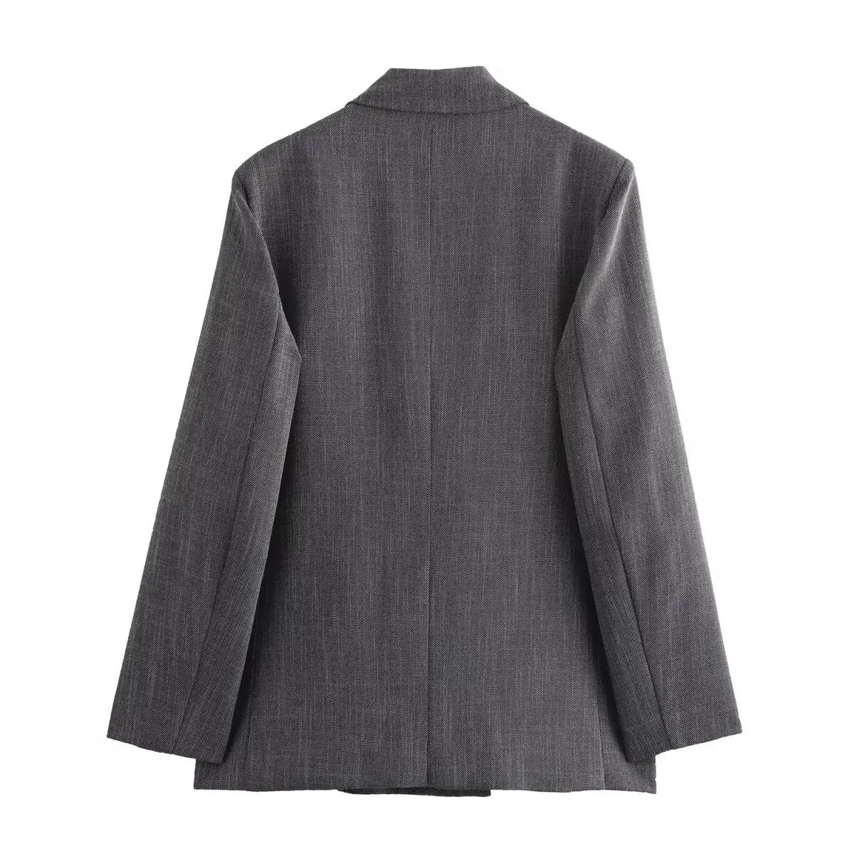 Cross-border early autumn new product temperament women's clothing with shoulder pads and double-breasted commuter style blazer