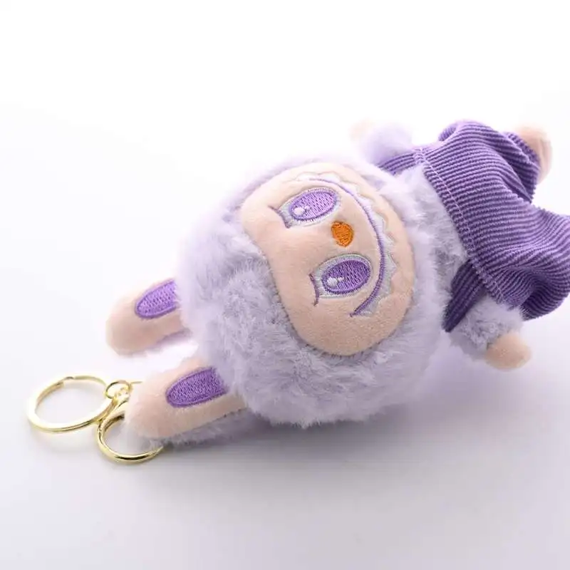 Hot Sell Labubu Plush Toys Cute Labubu Pp Cotton Stuffied Plush Dolls Backpack Pendant Ornaments Kids Gift Clotheswearable Dolls