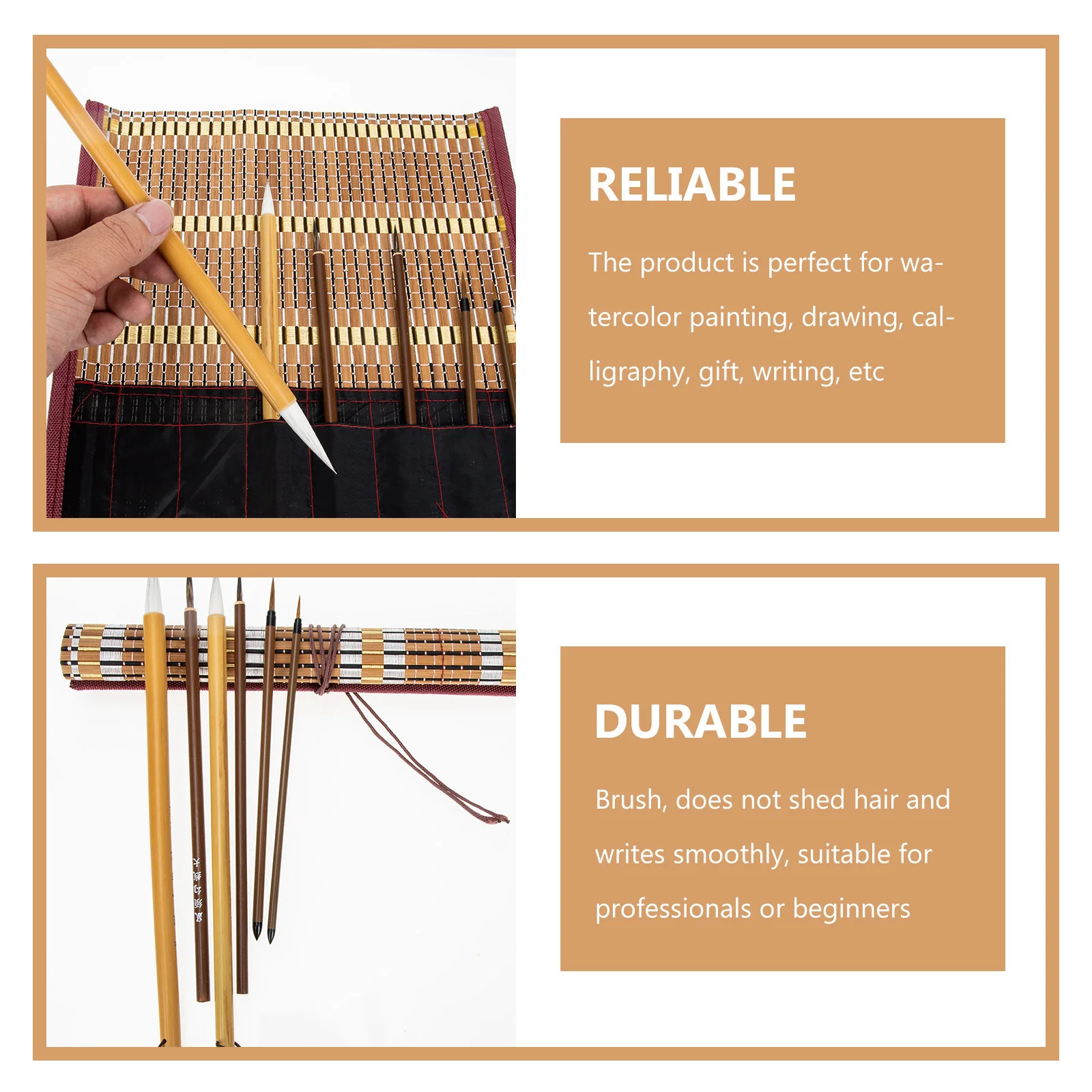 مجموعة واحدة من فرشاة الخط الصينية لقلم الرسم بالألوان المائية فرشاة فنية لوازم المبتدئين قلم الرسم الصيني