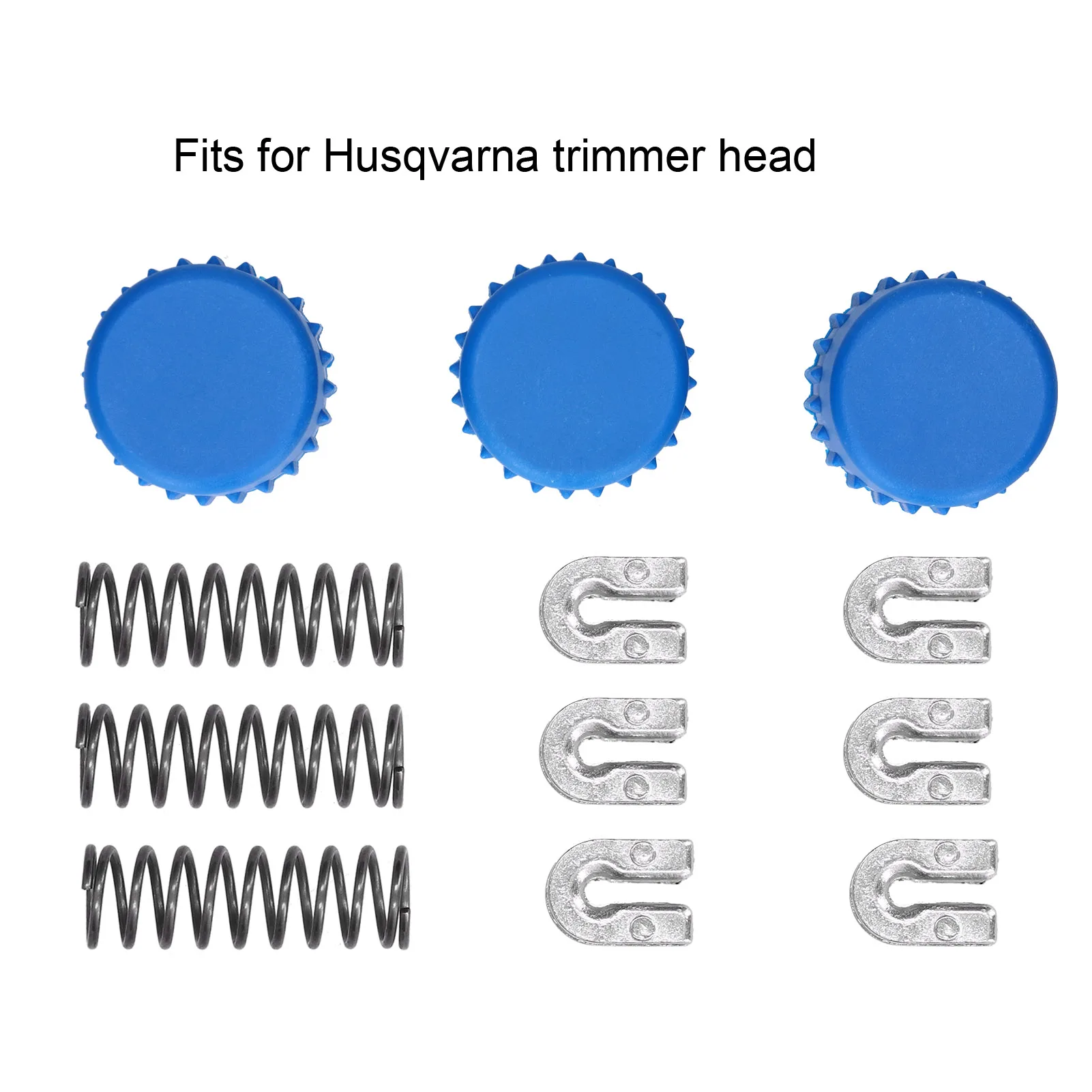 

3 Set 2 1/2in Bump Knob + Eyelet Sleeve + Spring Fit for T35 Trimmer Head Parts Bump Head Knob Trimmer Head Accessory
