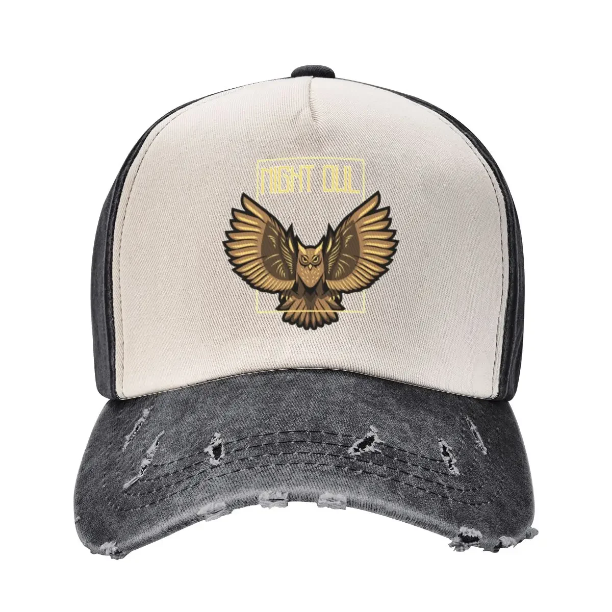

Night Owl Baseball Cap Ball Cap Thermal Visor Hat Beach Military Cap Man Boy Women's