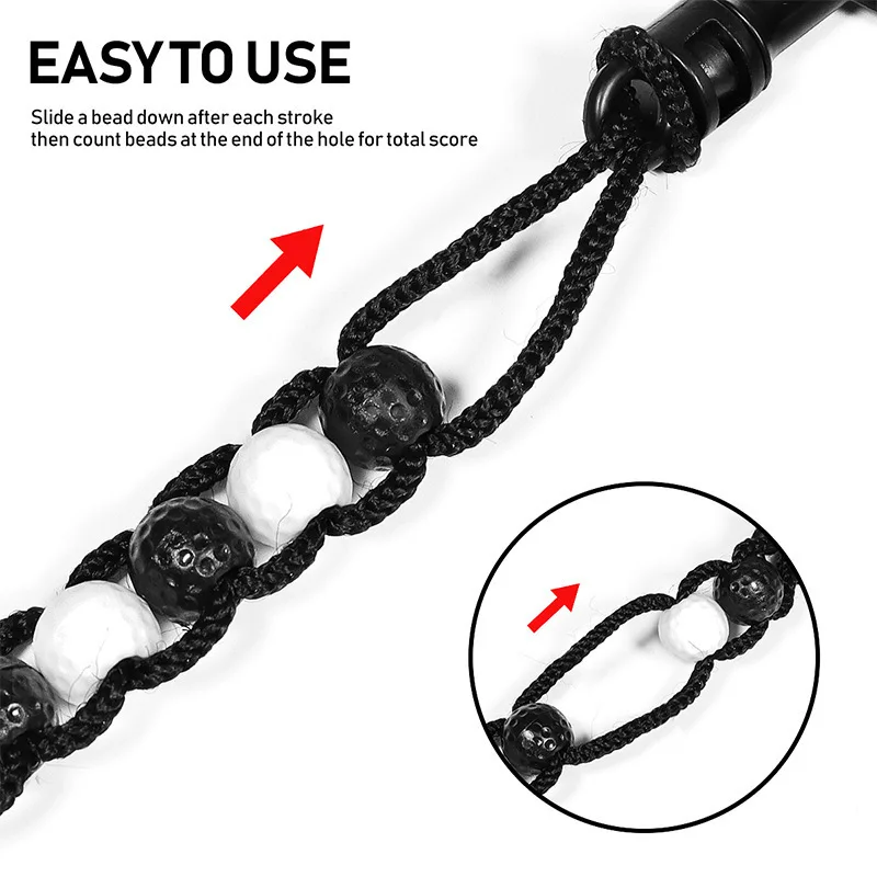 Шнурок с бусинами для гольфа SC002