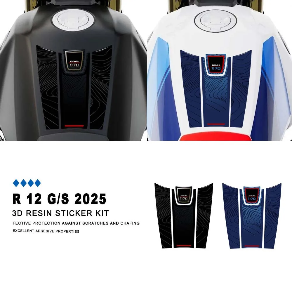 

3D Resin Sticker Kit For R 12 G/S R12GS R 12 GS 2025 2026 Motorcycle Accessories Fuel Tank Pad Waterproof Protective kit Sticker