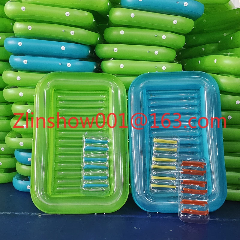 Summer 178x117cm Colorful Adult Swimming Pool Floating Water Mattress Inflatable Pool Float Lounge Bed Chair