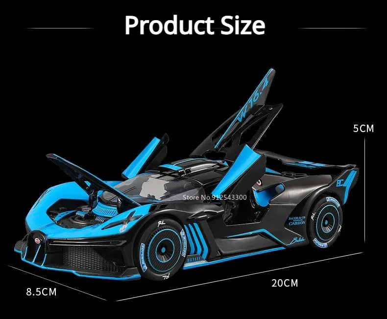 1:24 Batmobil Bolide Auto Modell Spielzeug Türen Geöffnet Stoßdämpfung Spray Sportwagen Modelle Sound Licht Spielzeug Geschenke für Jungen – Detail 25