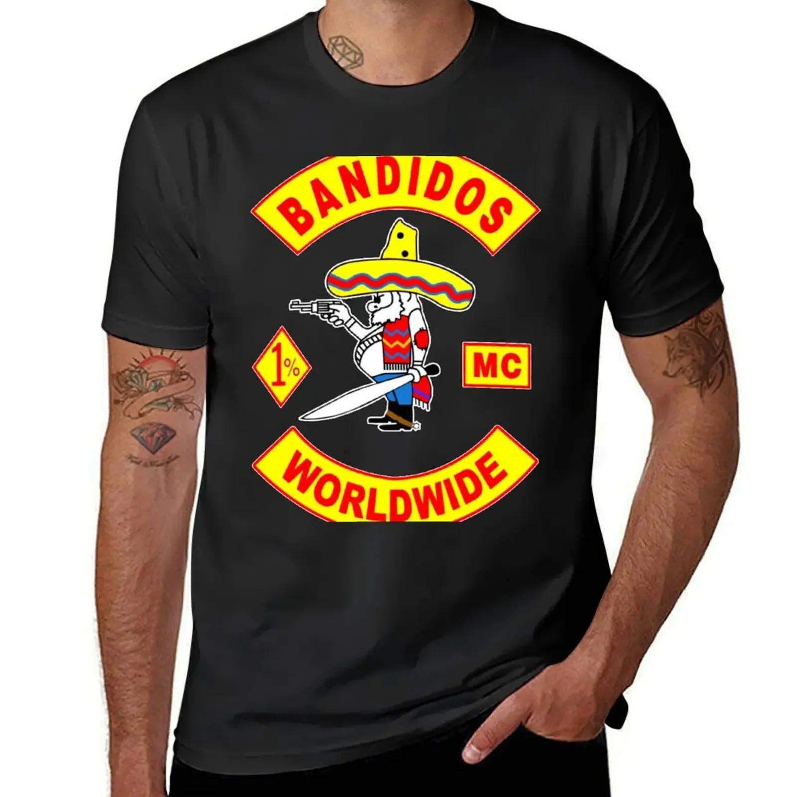 Bandidos Worldwide MC Logo Essential T-Shirt anime t shirts korean fashion man t shirt shirts men graphic