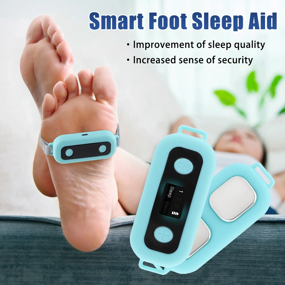 Smart Soles Sleep Aid Device Micro Current Intelligent Sleeping Device With Sling Brain For Home Bedroom Bed Massager Anxiety