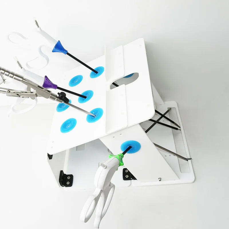 

Laparoscopic Simulation Training Box Foldable Teaching Tool Laparoscopy Trainer Camera