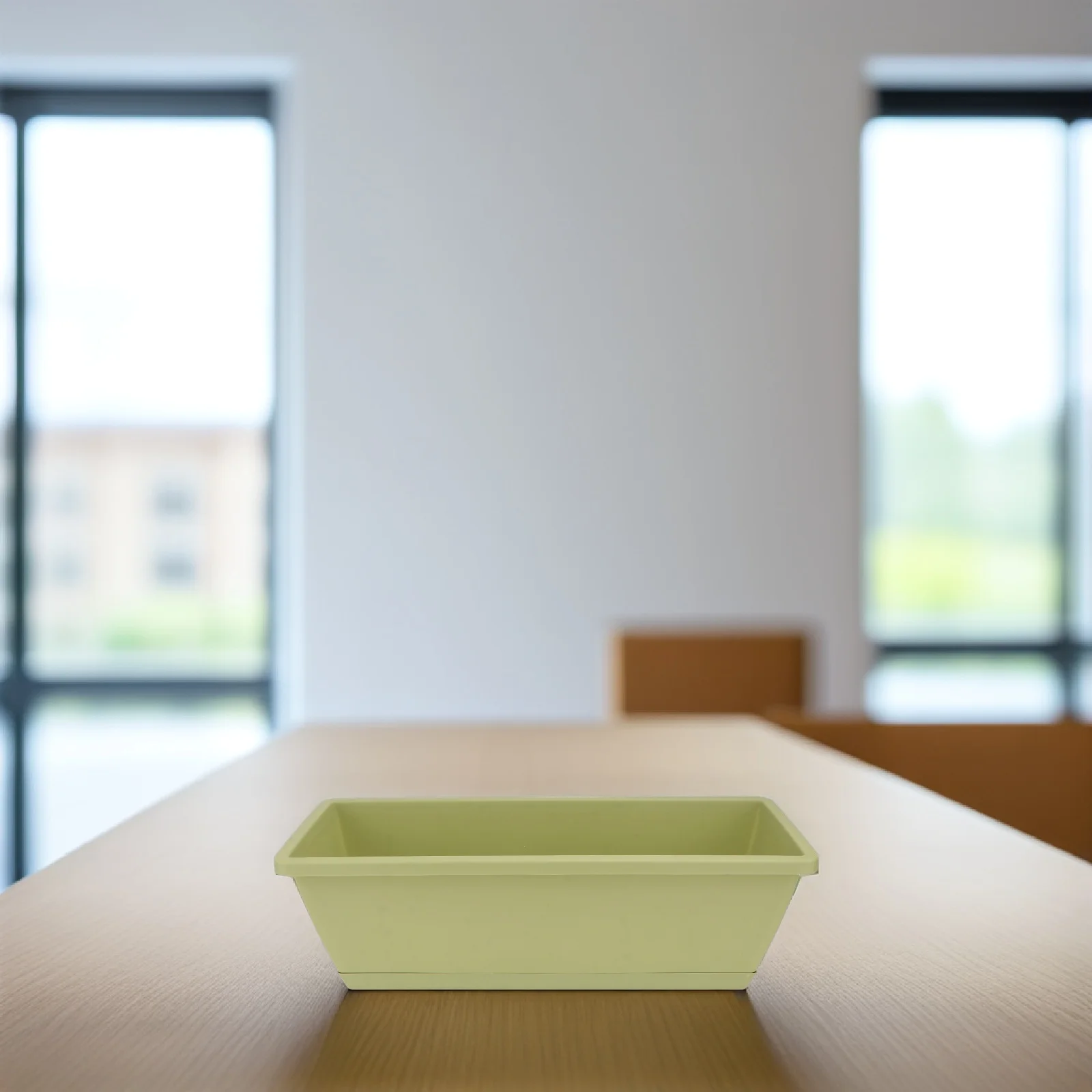 أصيص زهور خضروات مستطيلة حوض زراعة سميك مضاد للضغط حوض راتينج متين لنباتات حضانة حديقة الشرفة