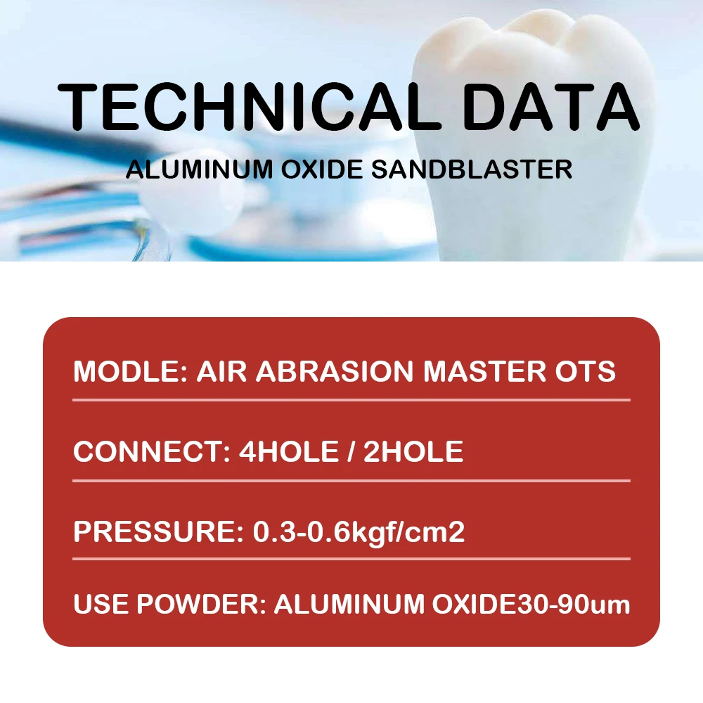 Dental Aluminum Oxide Sand-blasting Gun Air Polisher Precision Blasting Dental No Water Cleaning Whitening Pen 2HOLE 4HOLE