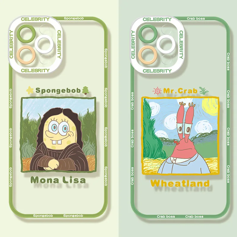 Coque en TPU souple Mona Lisa pour Samsung Galaxy, coque transparente, S23, S22 Ultra, S21 FE, S20, S10 Plus, Note 20, 10, A32, A52S, A52, A72, A13, A53, A73