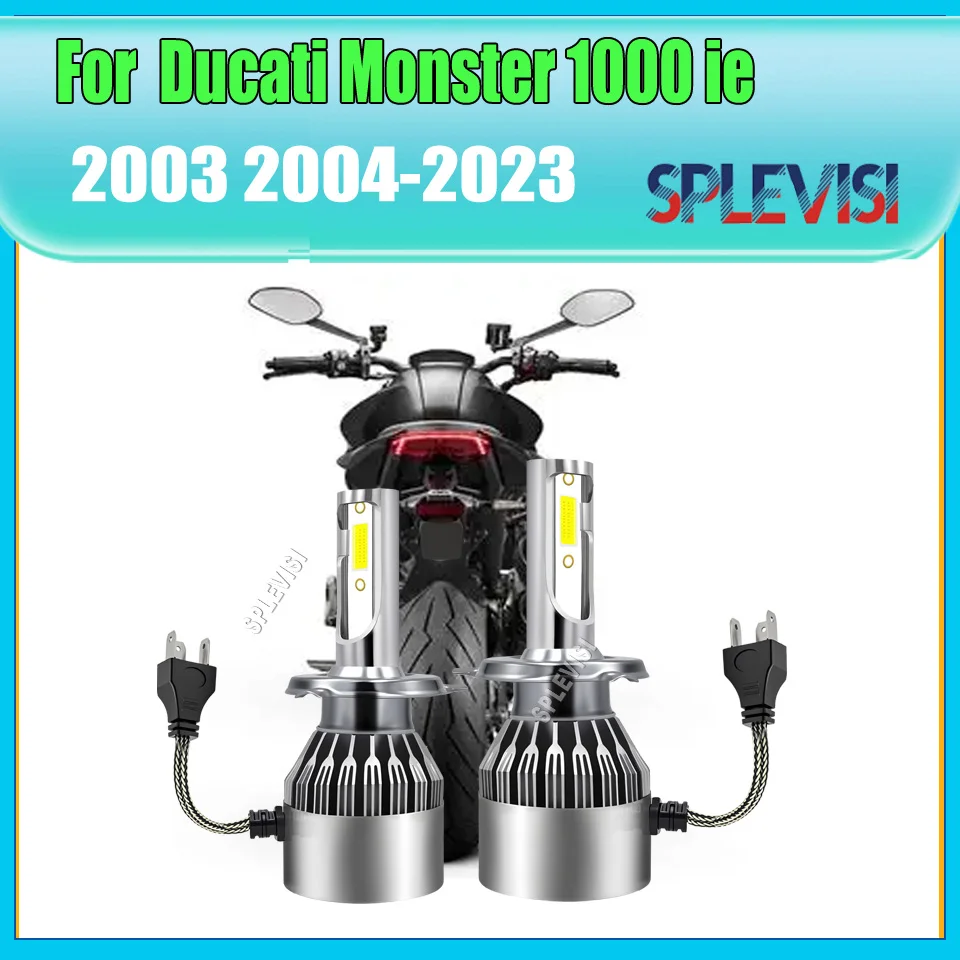 

H4/9003 Headlight Light - clear vision automotive bulbs for the whole road For Ducati Monster 1000 ie 2003 2004 2005 2006-2023