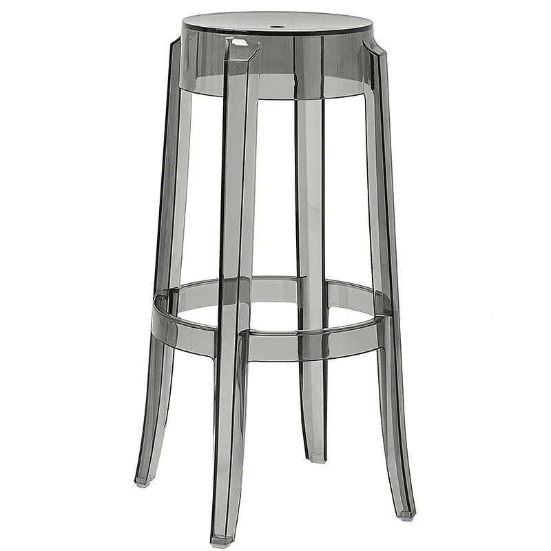 Lmm Nordic transparent acrylic chair bar stool crystal high stool fashion