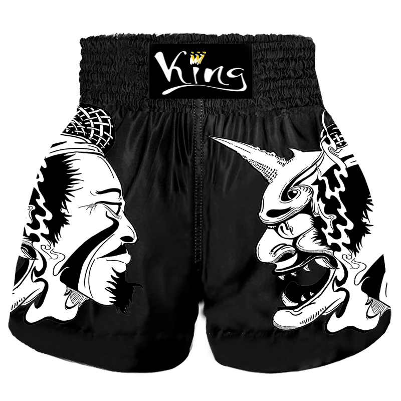 Men\'s and women\'s Mma breathable fitness training boxing shorts clothing youth combat shorts adult surfing swimwear set