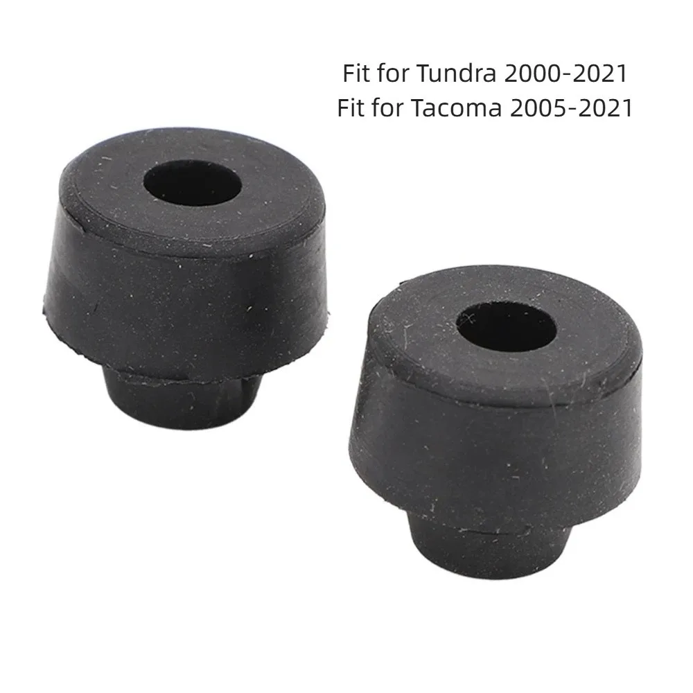 2PCS Black Hood Stopper Cushion Rubber 90541-11015 Bonnet Rubber Bumper for Tundra 2000‑2021/Tacoma 2005‑2021