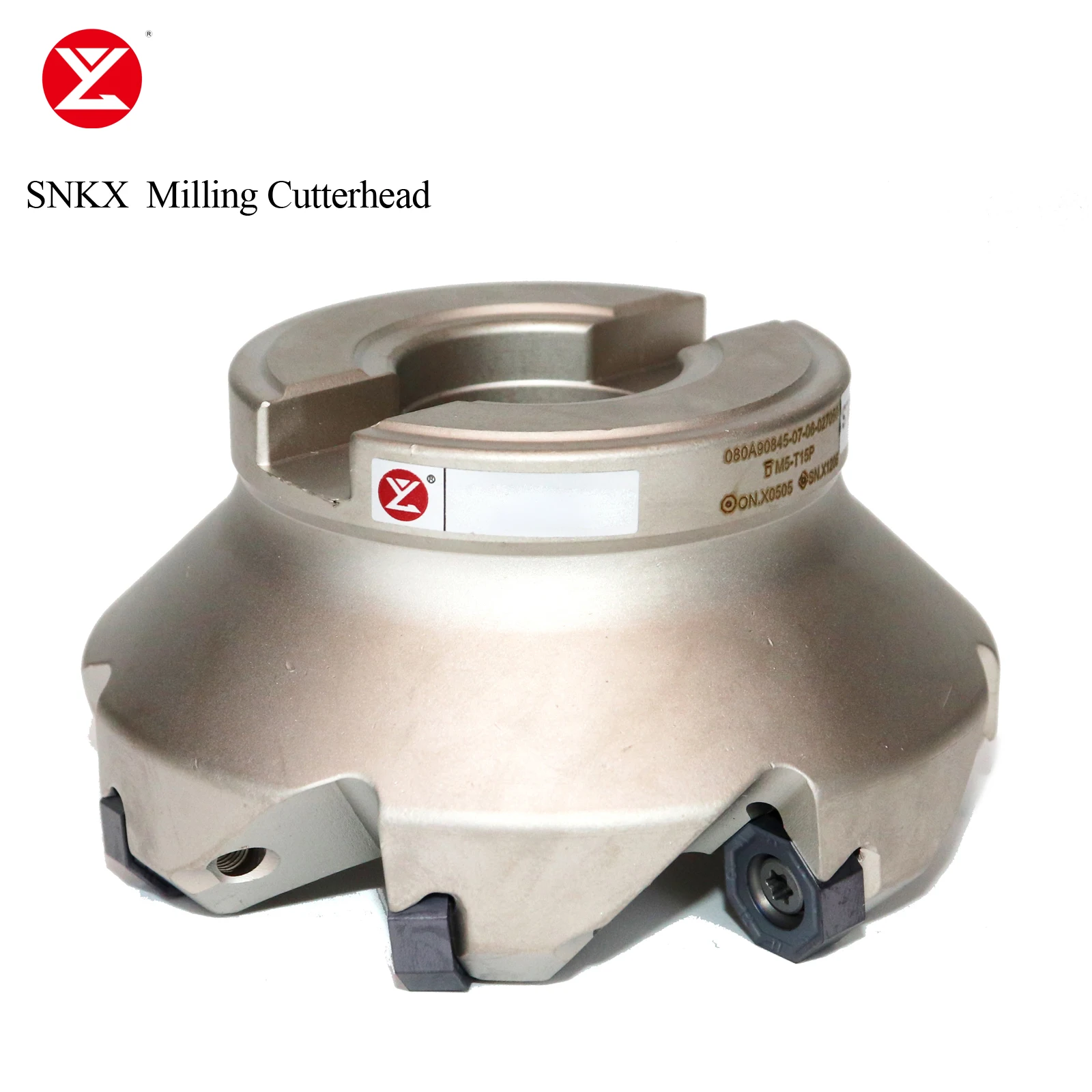 SNKX Hi-feed Milling Cutter Head 50 63 80mm is Suitable for Milling Cutter Handle of SNMU130508 ONMU050508 Inset 42CrMo Material