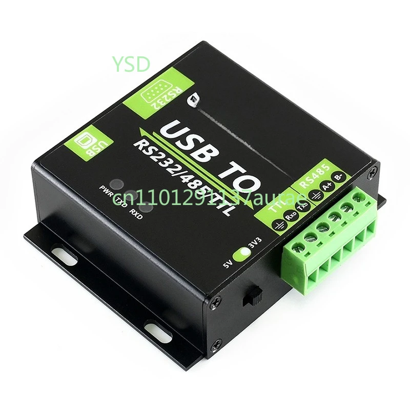 

USB to RS232/485/TTL level conversion industrial grade with isolated FT232RL/CH343G chip module