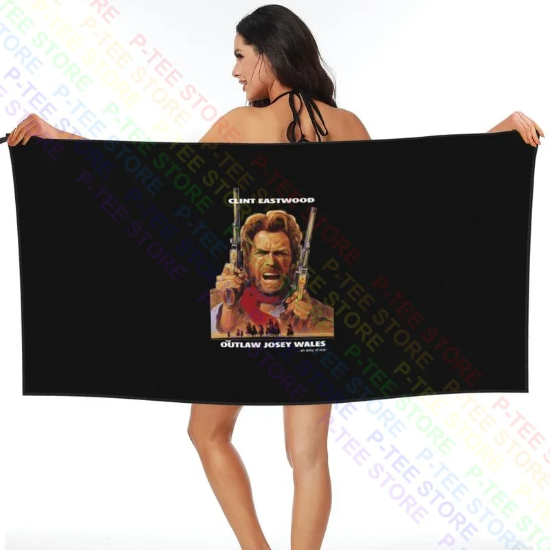 The Outlaw Josey Wales V2 Estwood Western Quick dry Towel Wrapped Microfiber Beach Blanket