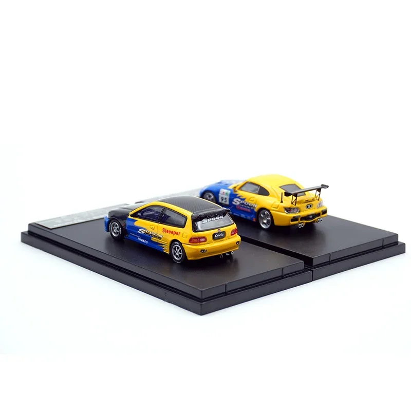 SWในสต็อก1:64ช้อนS2000 EG6 Diecast DioramaรถคอลเลกชันStreetนักรบอาวุธ