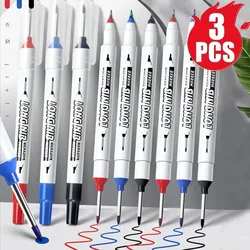 1-3PCS Long Head Deep Hole Marker Pen Woodworking Decoration Permanent Marker Pen Waterproof Metal Perforating Pen Multi-Purpose