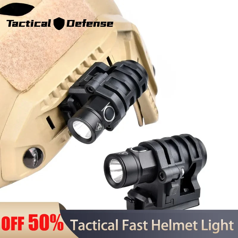 

Tactical Helmet Light FAST Helmet Flashlight Strobe Telescopic Zoom Survival Safety Lamp With Hat Clamp Holder Camping Hunting