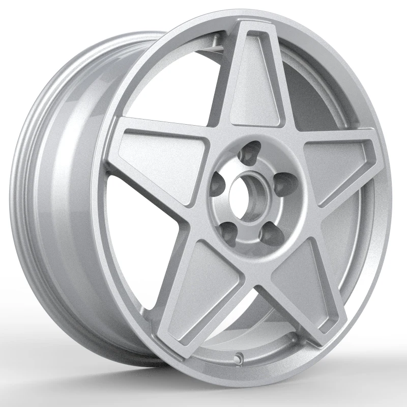 High quality attractive design star shape sport car rims 20 inch 5 hole forged aluminum alloy passenger car wheels for jaguar