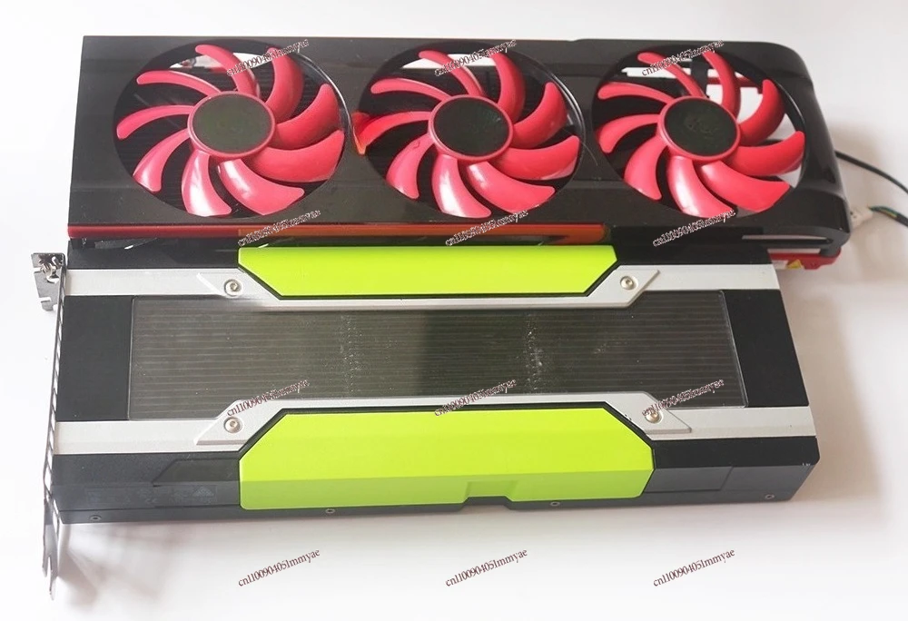 New P40 M40 P100 Graphics Card Cooling Modification Three Fan Version 9CM Ultra-thin