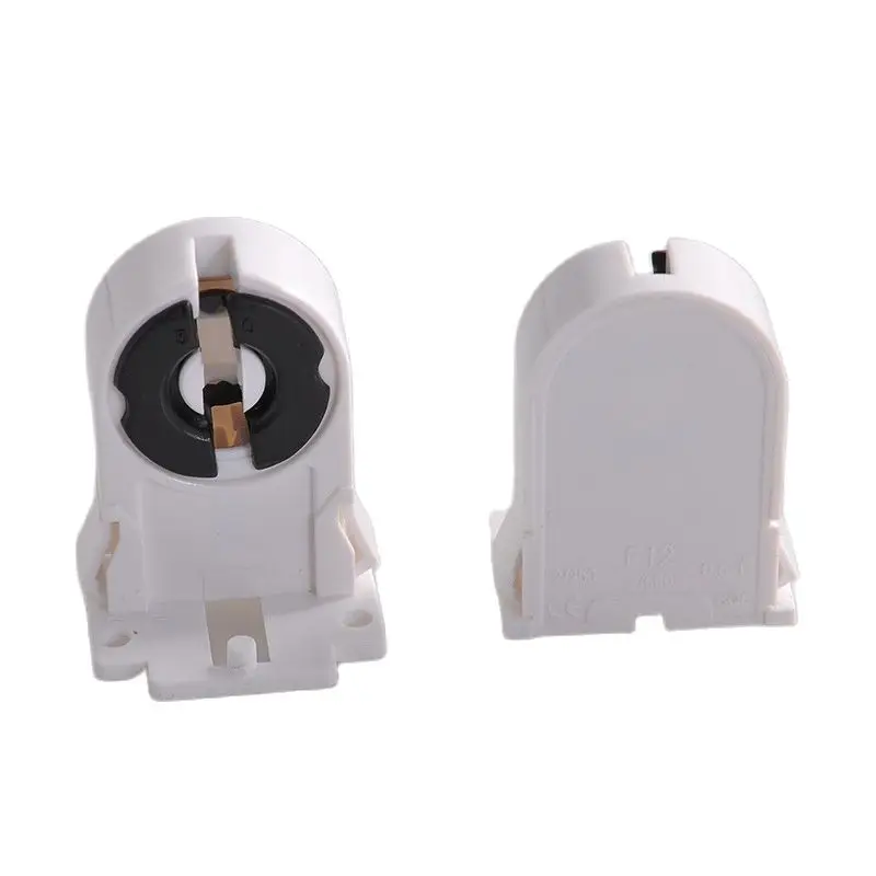 2PCS Non-Shunted T8 Lamp Holder, UL Turn Type G13 Tombstone Lampholder Socket for T10 T12 LED Fluorescent Tube Replacement