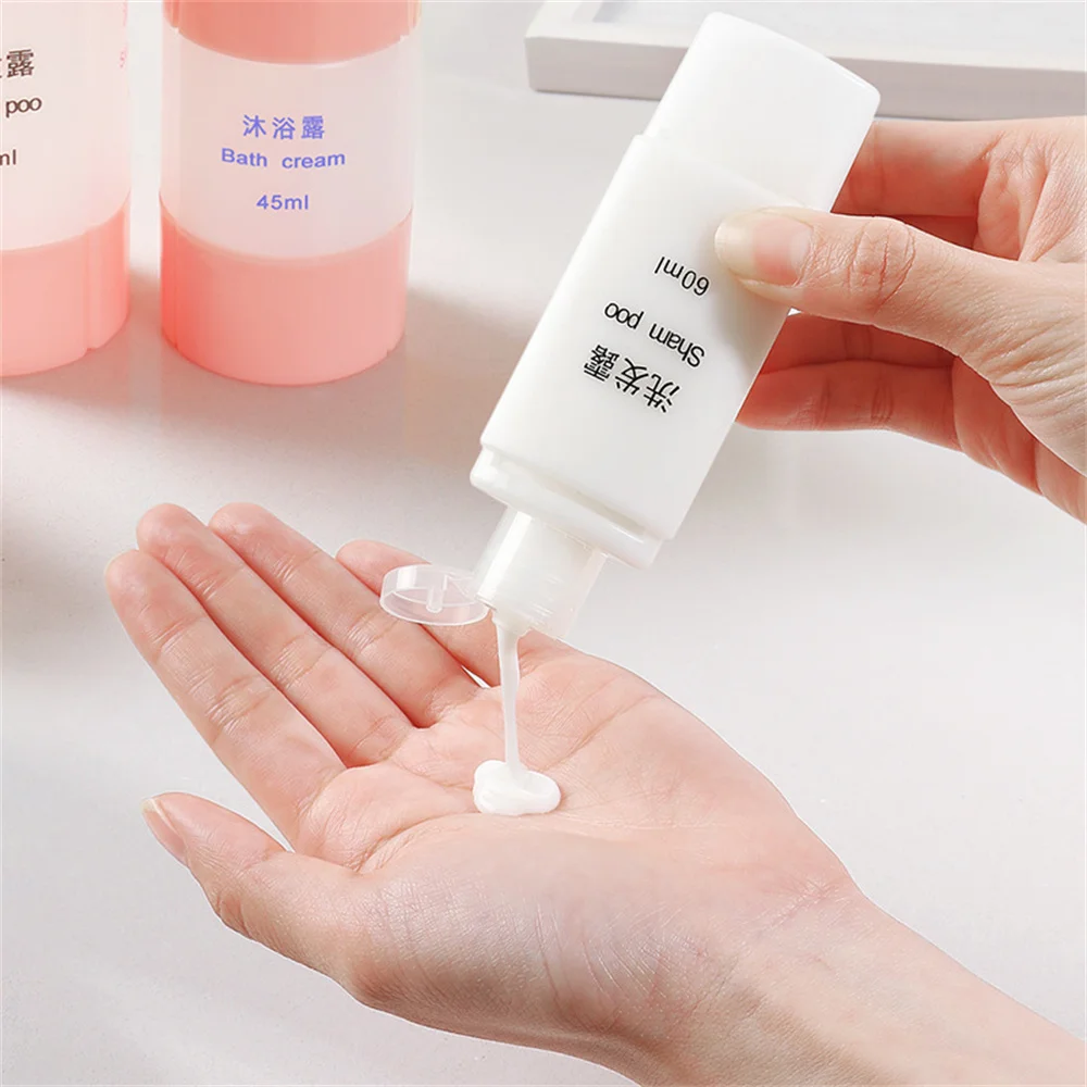 Travel Lotion Bottling Suit Shampoo Shower Gel Refillable Cosmetic Bottle Container Empty Sub-Bottling Portable Wholesale