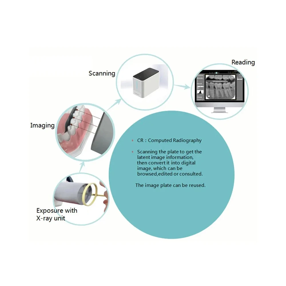 1 قطعة لوحات الفوسفور PSP للأسنان الرقمية X راي الاستشعار صورة المجلس المغناطيسي لا حجم المغناطيسي 0 1 2 3 مناسبة ل Fussen Kavo