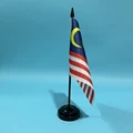 Black plastic pole