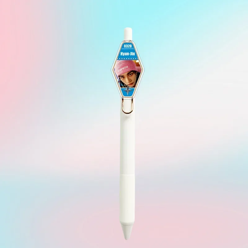 Felix Bang Chan Hwang Hyun Jin Chang-Bin Popular Korean Male Idol Style Peripheral Gel Pen Aesthetic Stationery Art Supplies