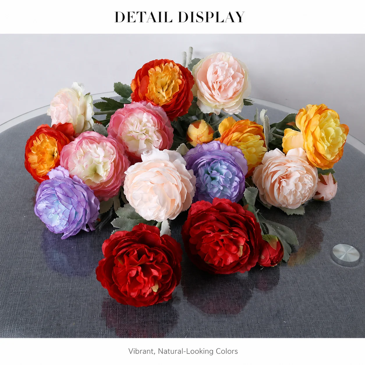 Flocked Stem Artificial Flower Highly Realistic Fake Lotus Flowers Single Headed Lotus Bendable Artificial Flower Bouquet