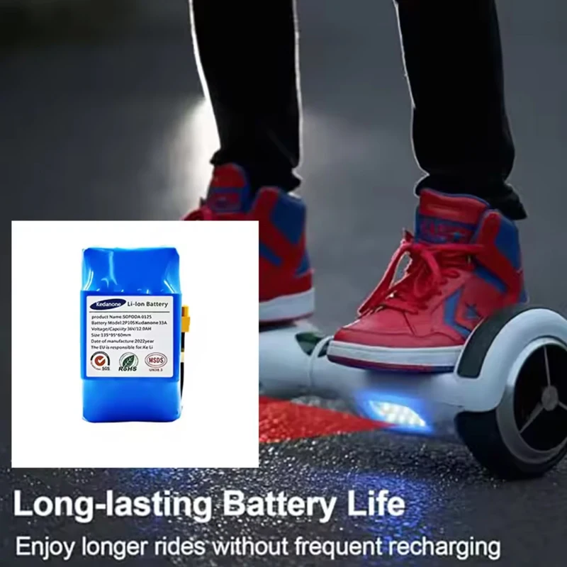Batteria ricaricabile agli ioni di litio da 36 V, 10S2P, 12 Ah, per scooter elettrici, nuova, originale e di alta qualità, adatta per veicoli elettrici da 42 V, batteria 18650 per sistemi di