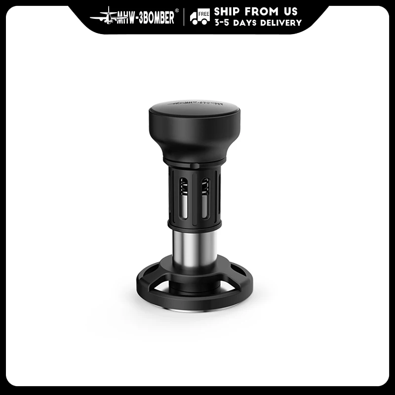 MHW-3BOMBER Espresso Tamper 51-58.35mm Impact Constant Pressure Coffee Tamper 4-Spring Loaded Coffee Leveler Coffee Accessories