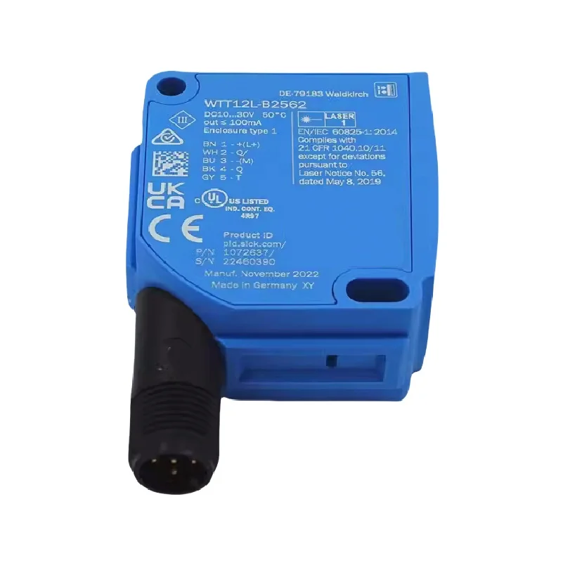 

Brand New Original WTT12L-B2562 Diffuse Reflection Photoelectric Sensor in Stock