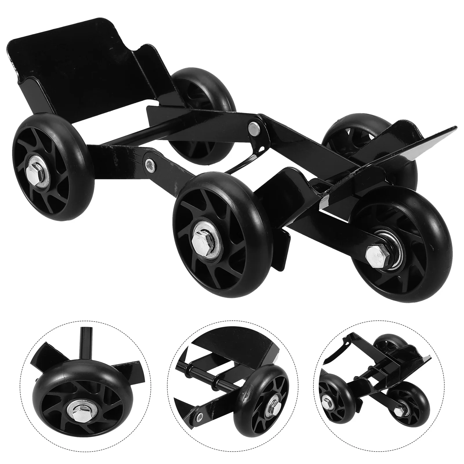 

Motorcycle Flat Tire Mover Heavy Duty Metal Plastic Construction Effortless Emergency Moving Tool for Electric Tricycles