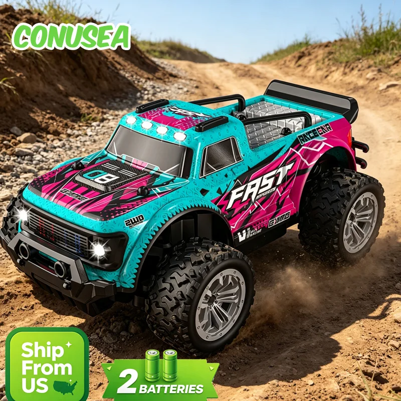 RC Car Remote Control Cars Off-road Vehicle 4WD High-speed Drift Radio Controlled All Terrain Climbing Truck For Adults Kids Boy