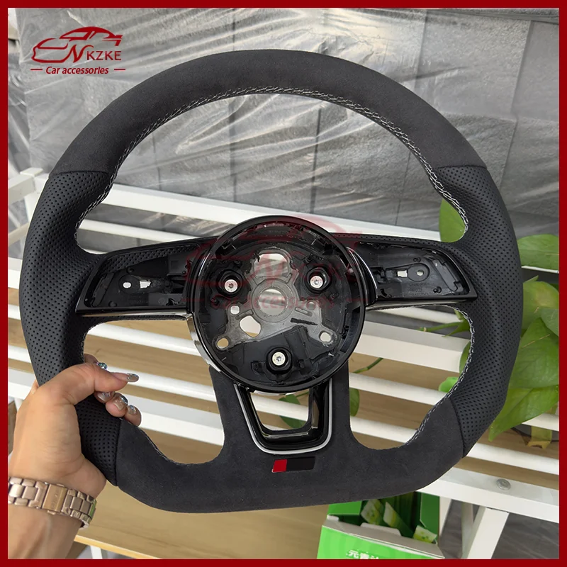 

Полуперфорированный кожаный руль для Audi A3, RS3, RS4, RS5, A3, A4, A5, S3, S4, S5 2017-2021 гг.