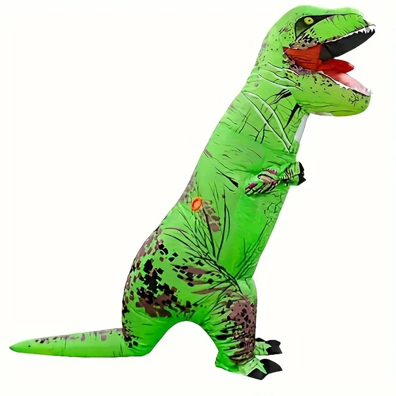Adult/Kids Tyrannosaurus Inflatable Costume Waterproof Dinosaur Role-playing Birthday Surprise Funny Party Apparel Child Gift