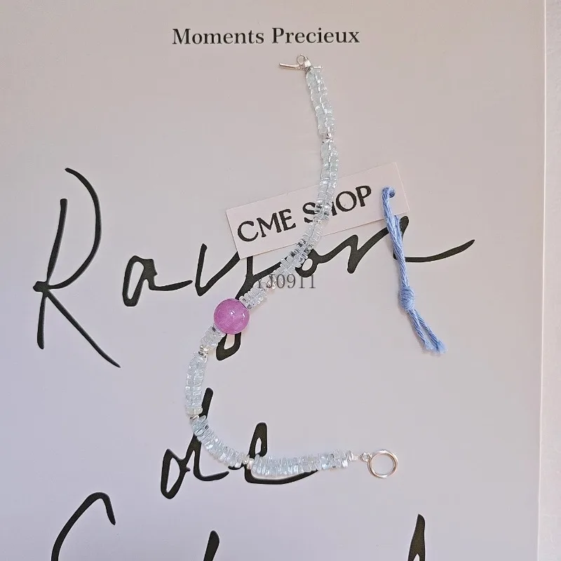 ナチュラル 925 シルバー OT バックル ブレスレット、艶をかけられたブレスレット、日常の多用途でシンプルなスタイル