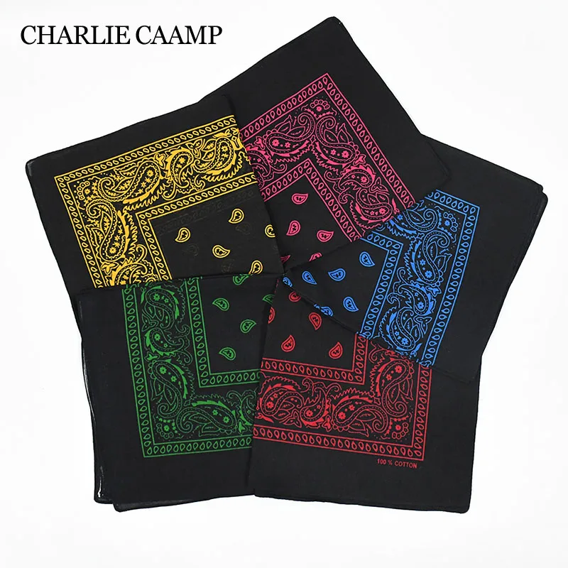 

Men Women Hip Hop Bandanas Cashew Flower Paisley Cotton Scarves Outdoor Sports Mask Forehead Headband Trend Fashion Square Scarf