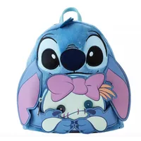 Disney Stitch Luau Mini mochila Cosplay para mujer, bolso de hombro con doble correa, monedero Lilo & Stitch