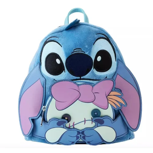 Imagen 1 del producto Disney Stitch Luau Mini mochila Cosplay para mujer, bolso de hombro con doble correa, monedero Lilo & Stitch