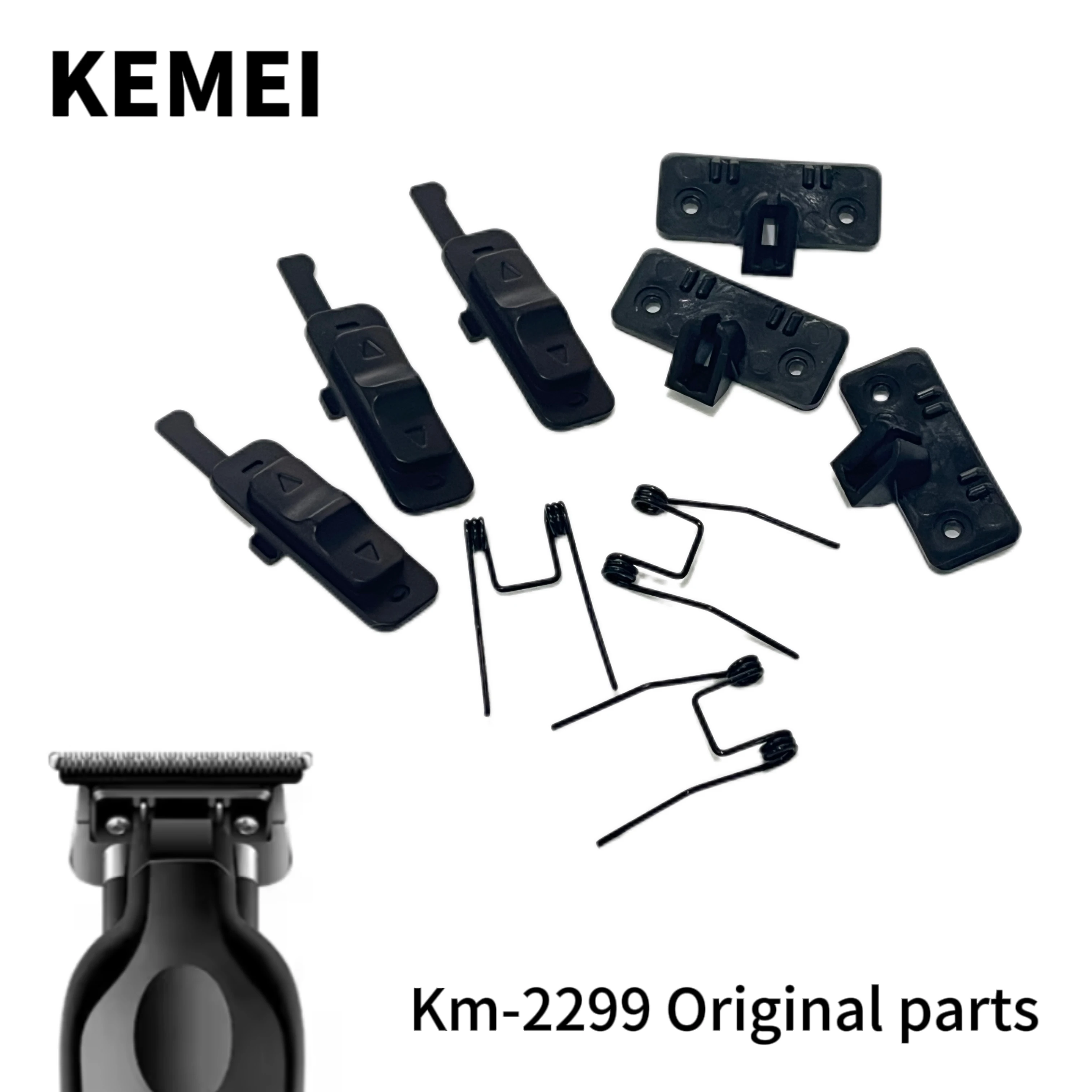 

Kemei 2299 Barber Cordless Hair Trimmer original accessory KM-2299 spring plastic switch blade circuit board