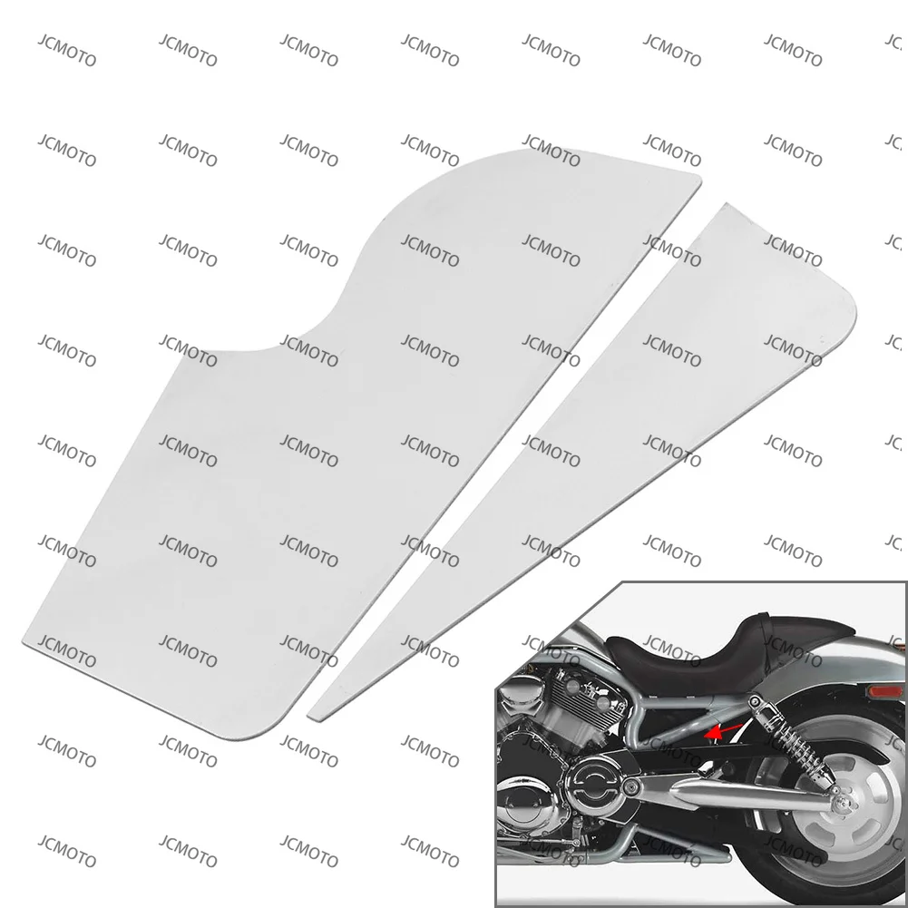 Accessories Lower Fuel Tank Trim Covers Steel For Harley V-Rod VRSCB VRSCA 2002 2003 2004 2006 2005
