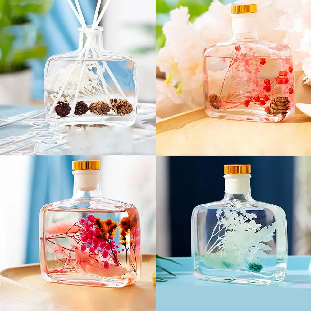Aromaterapia delicata in rattan da 100 ml. Decorazione galleggiante per interni di lunga durata. Deodorante per incenso profumato per bastoncini da toilette W0O0