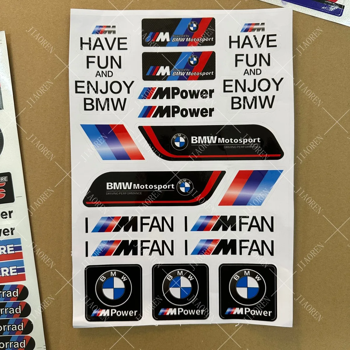 Motor Bmw Stickers Auto Bike Decal Helm Vinyl Logo # 009