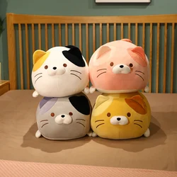 60cm Japanese Style Fat Cats Plush Toy Stuffed Animal Soft Hug Pillow Plushies Cat Doll Room Decor Gift For Child Girl Washable
