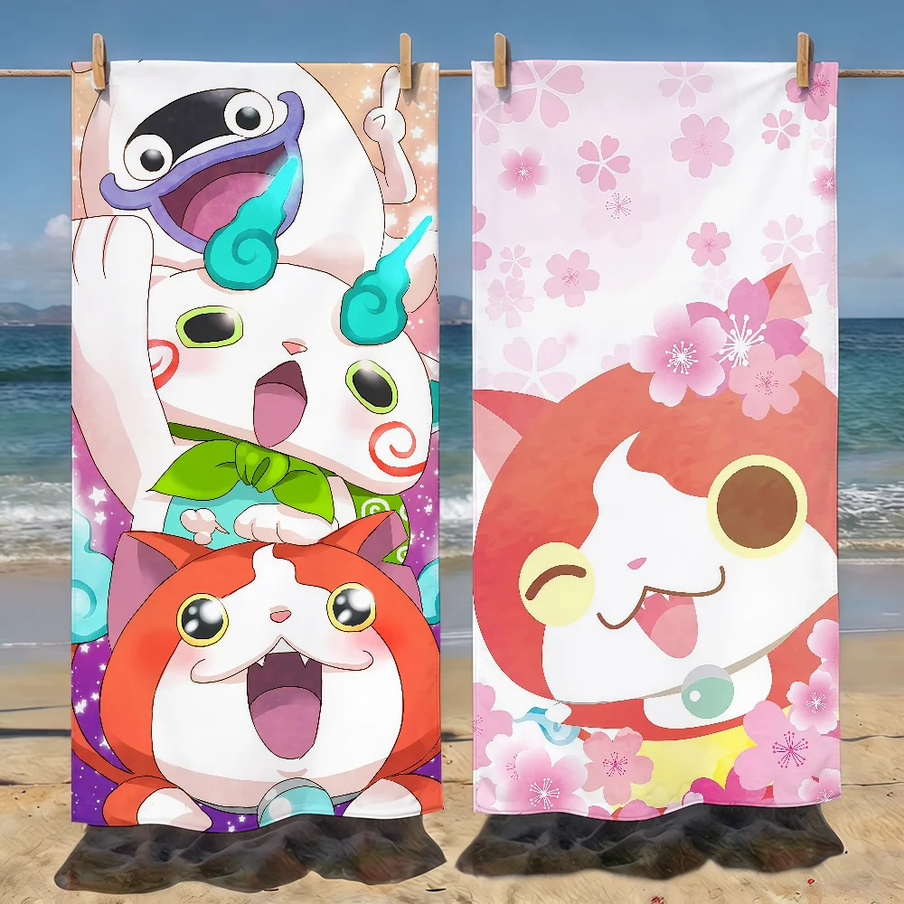 Game Yokai Watch Anime Towel Soft Pool Gift For Travel Gym Shower Camping Quick Dry Sports Beach Towels